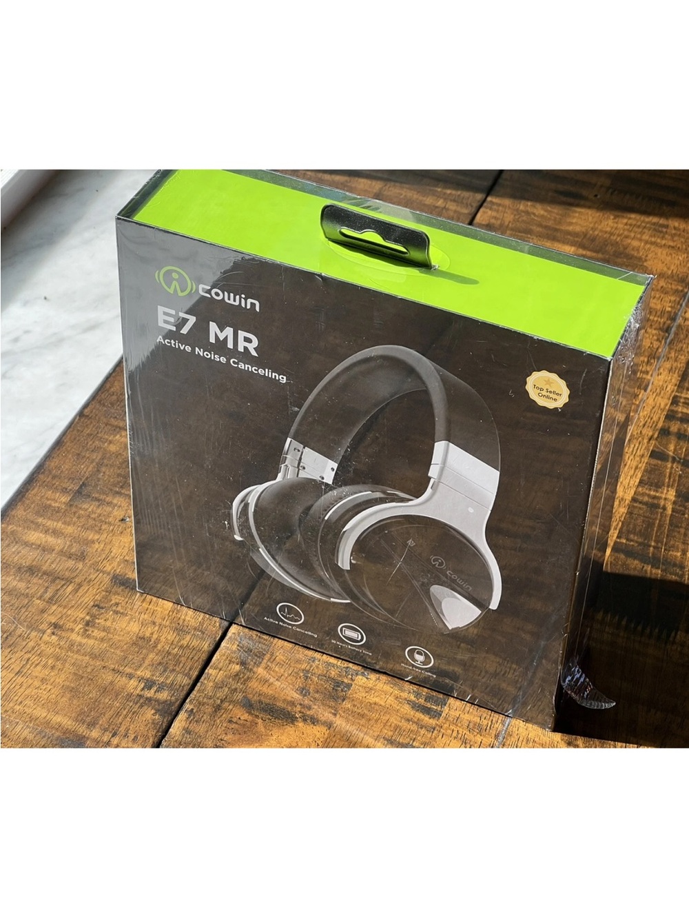 E7 MR Active Noise Cancelling Headphones - Black